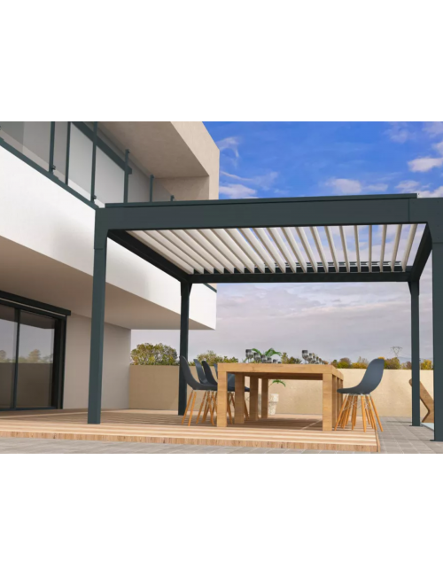 Pergola Bioclimatique ILOT Parallèles - Habitat83.com