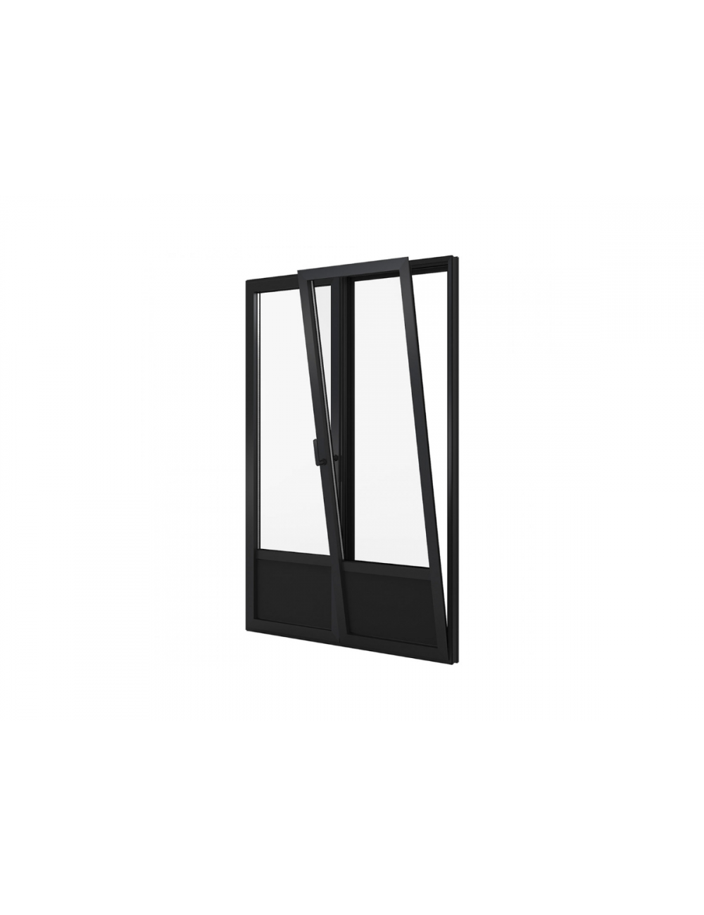 Porte-Fenêtre 2 Vantaux à Crémone - Sécurité, Confort et Esthétique Classique. Chez Habitat83.com