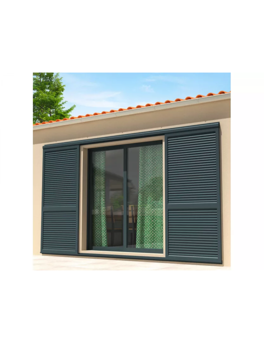 Volet Coulissant 2 Vantaux - Habitat83.com