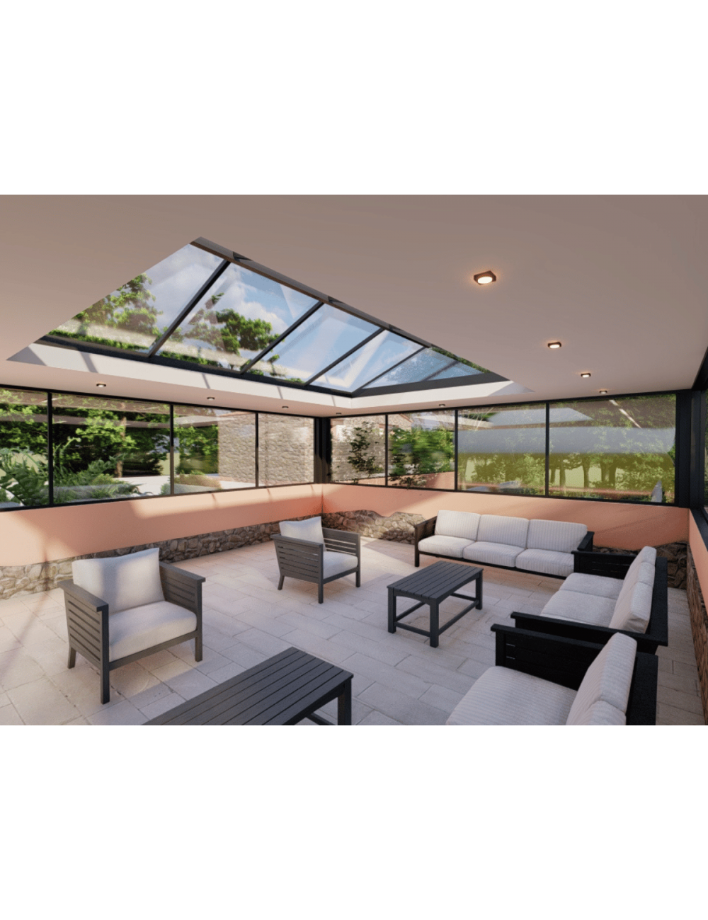 Véranda Elyssa Panoramique – Vue Imprenable et Confort | habitat.com