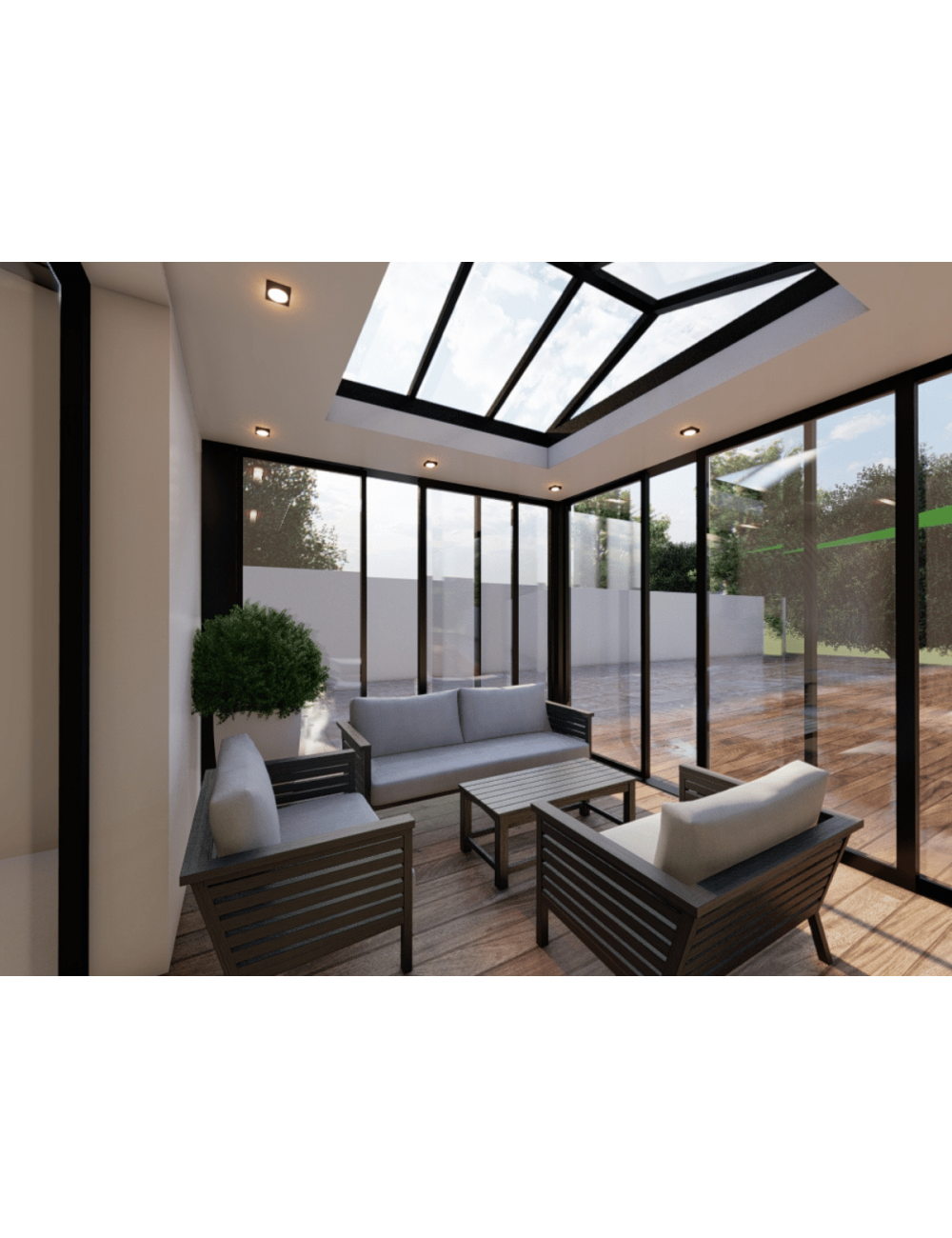 Véranda Elyssa Panoramique – Vue Imprenable et Confort | habitat.com