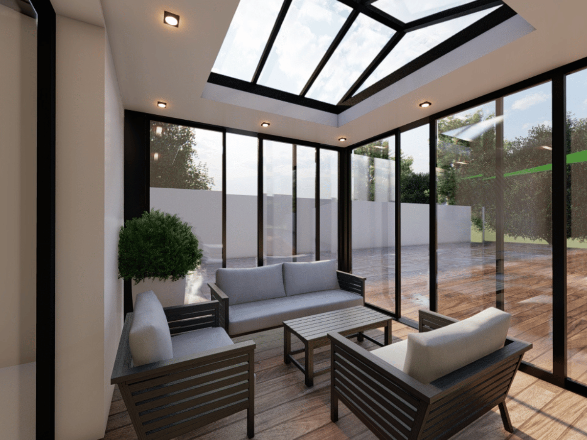 Véranda Elyssa Panoramique – Vue Imprenable et Confort | habitat.com