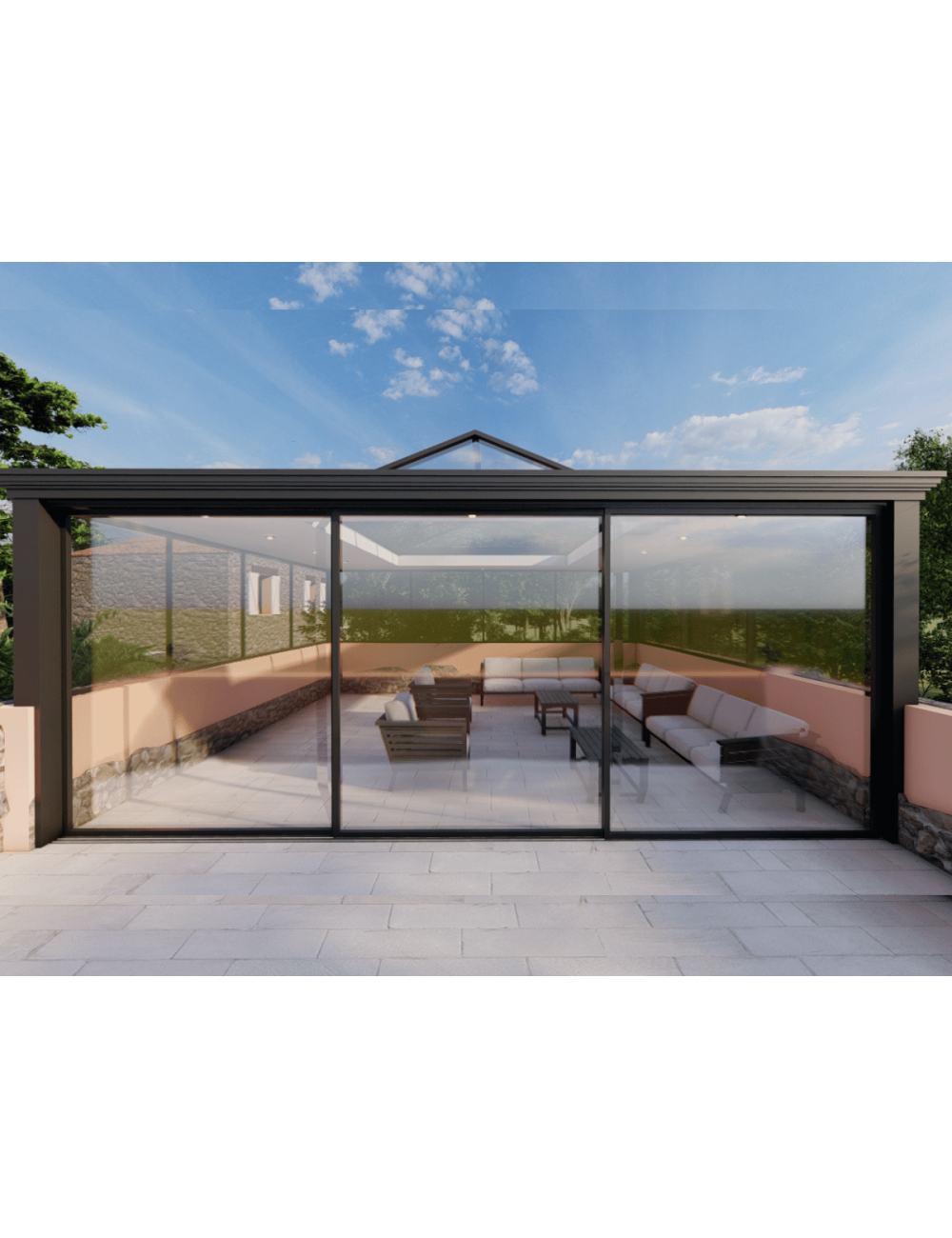 Véranda Elyssa Panoramique – Vue Imprenable et Confort | habitat.com
