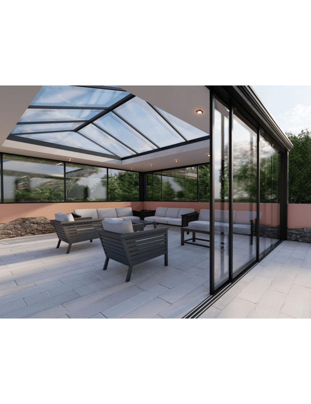 Véranda Elyssa Panoramique – Vue Imprenable et Confort | habitat.com