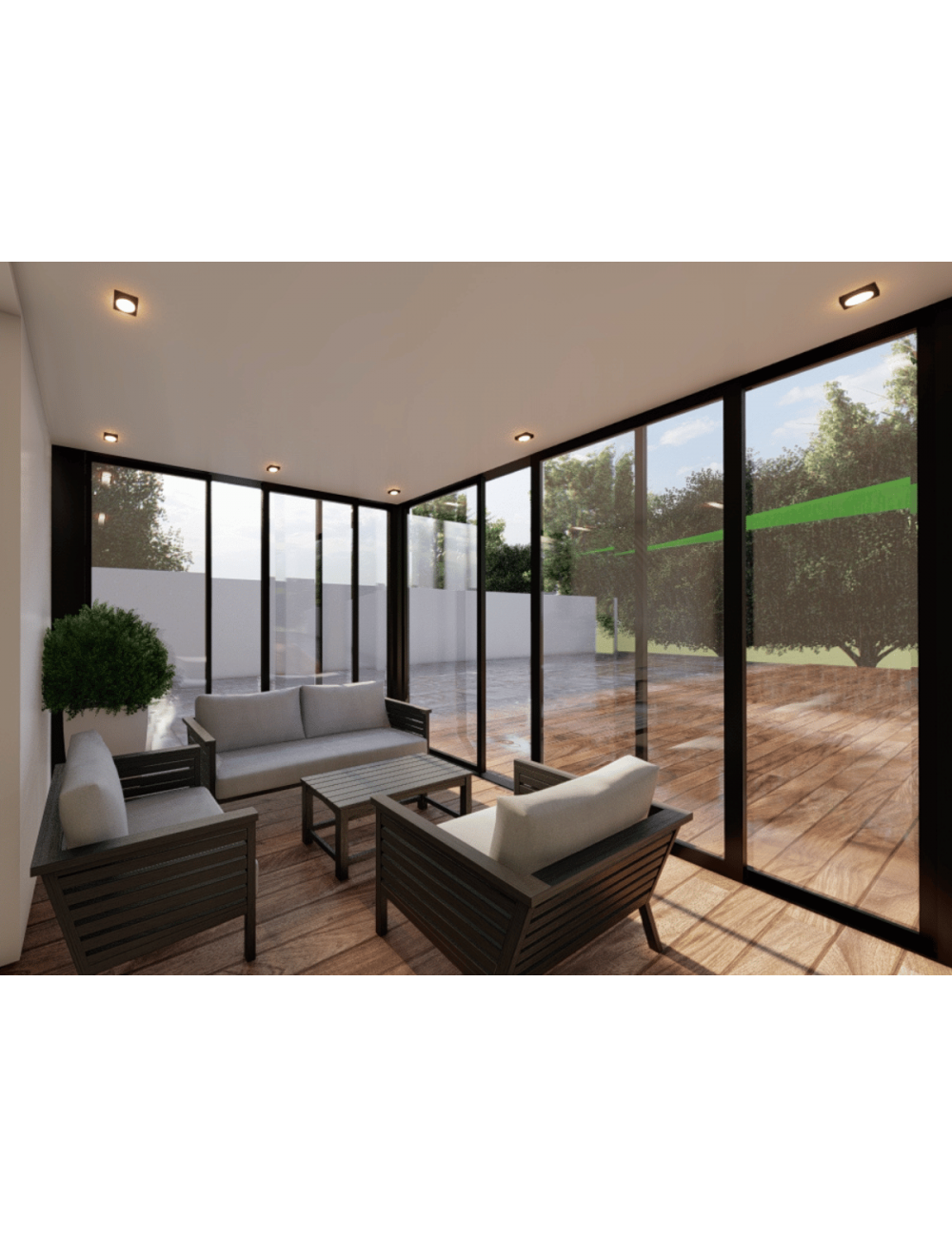 Véranda Elyssa Panoramique – Vue Imprenable et Confort | habitat.com