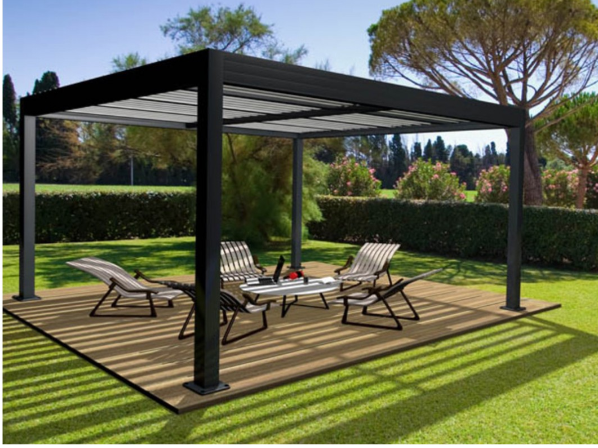 Pergola Bioclimatique en ILOT - Habitat83.com