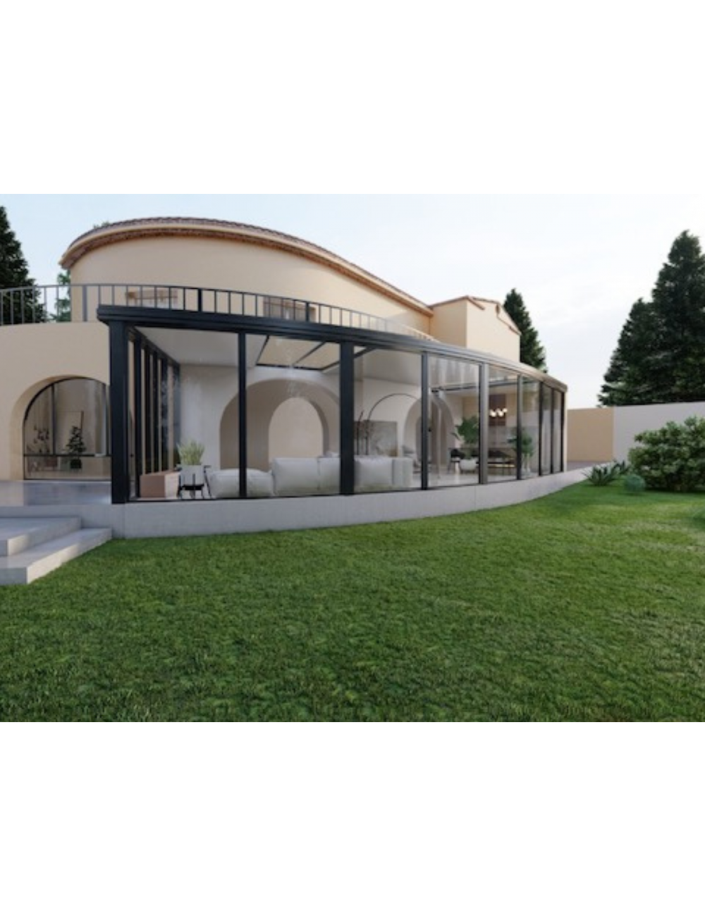 Véranda Elyssa Panoramique – Vue Imprenable et Confort | habitat.com
