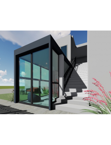 véranda toit classique moderne