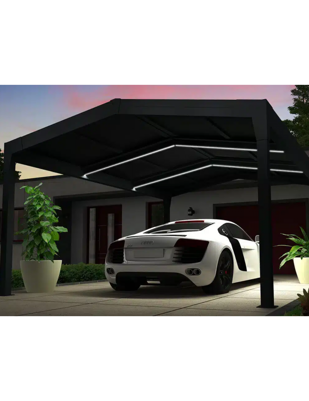 Carport 2 Pentes – Abri de Voiture Pratique et Design | habitat.com